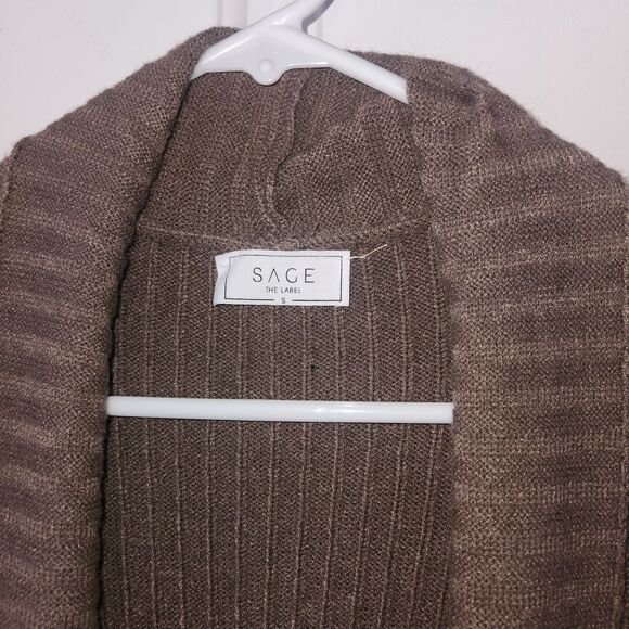 NWOT - Sage the Label x Anthropologie Long Cardigan Sweater-Duster Coat - Small - Picture 7 of 9